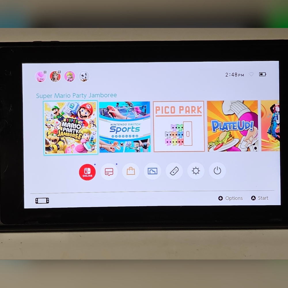 Nintendo Switch Console HAC-001(-01) JoyCon, 4 Controllers, 2 Chargers, More - Picture 3 of 12